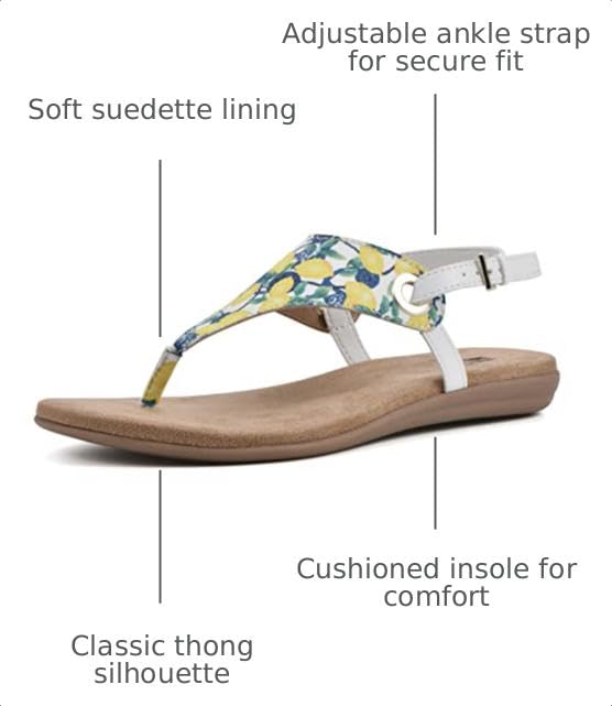 Image of WHITE MOUNTAIN Women's London Flat Sandal