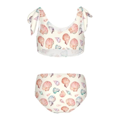 Image of Girls Two Piece Tankini Swimsuits Summer Bathing Suit Beach Swimwear Set