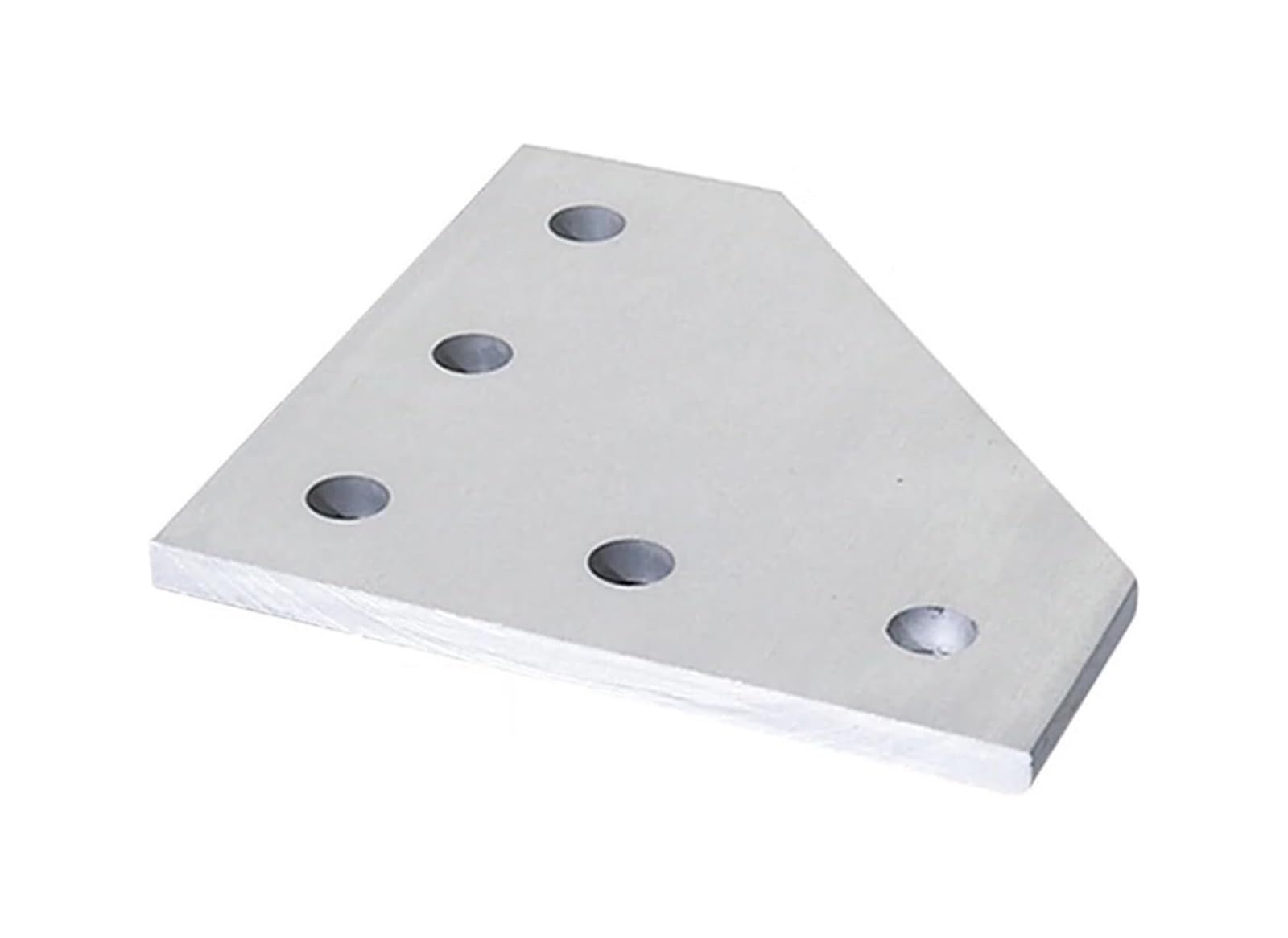 Eamrfvqt Silver Aluminum 5 Hole 90 Degree Corner Bracket