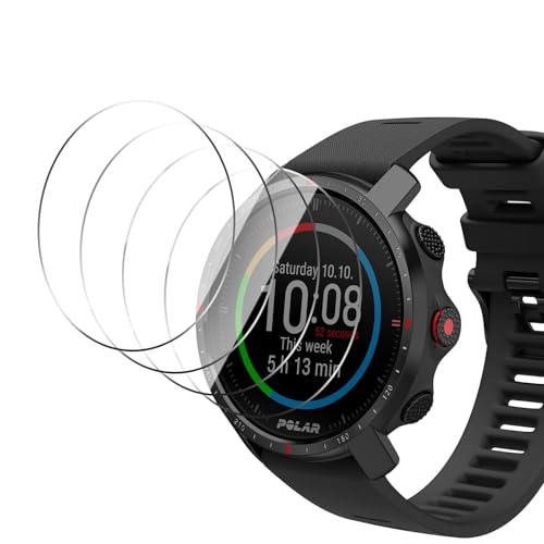 AKLPP [4 Piezas] Protector de Pantalla para Polar Grit X Pro/Grit X, Dureza 10H Cristal Vidrio Templado, Anti-Arañazo, HD, Sin Burbujas, Ultra Resistente Arañazos