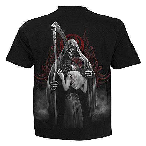 Beyond_AV Men Gothic Skull Unicorn Fashion T-Shirts 3 Digital Print Tops (6, M) steampunk buy now online