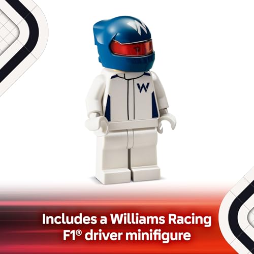Image of LEGO Speed Champions Williams Racing FW46 F1 Race Car Toy - Building Set for Kids, Boys & Girls, Ages 10+ - Toy Car for F1 Fans - Gift Idea for Birthday - 77249