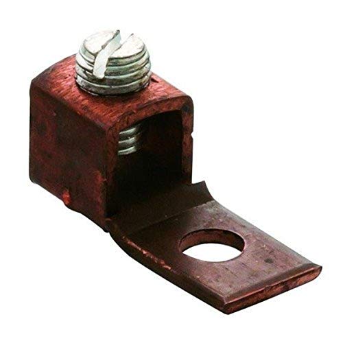 Morris 90507 Copper Mechanical Lugs Straight Tang No.14- No.4, 1 Pack