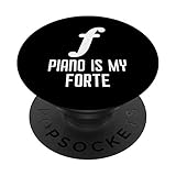 Photo Gallery forte note piano design, pianista pianista idea regalo popsockets popgrip intercambiabile
