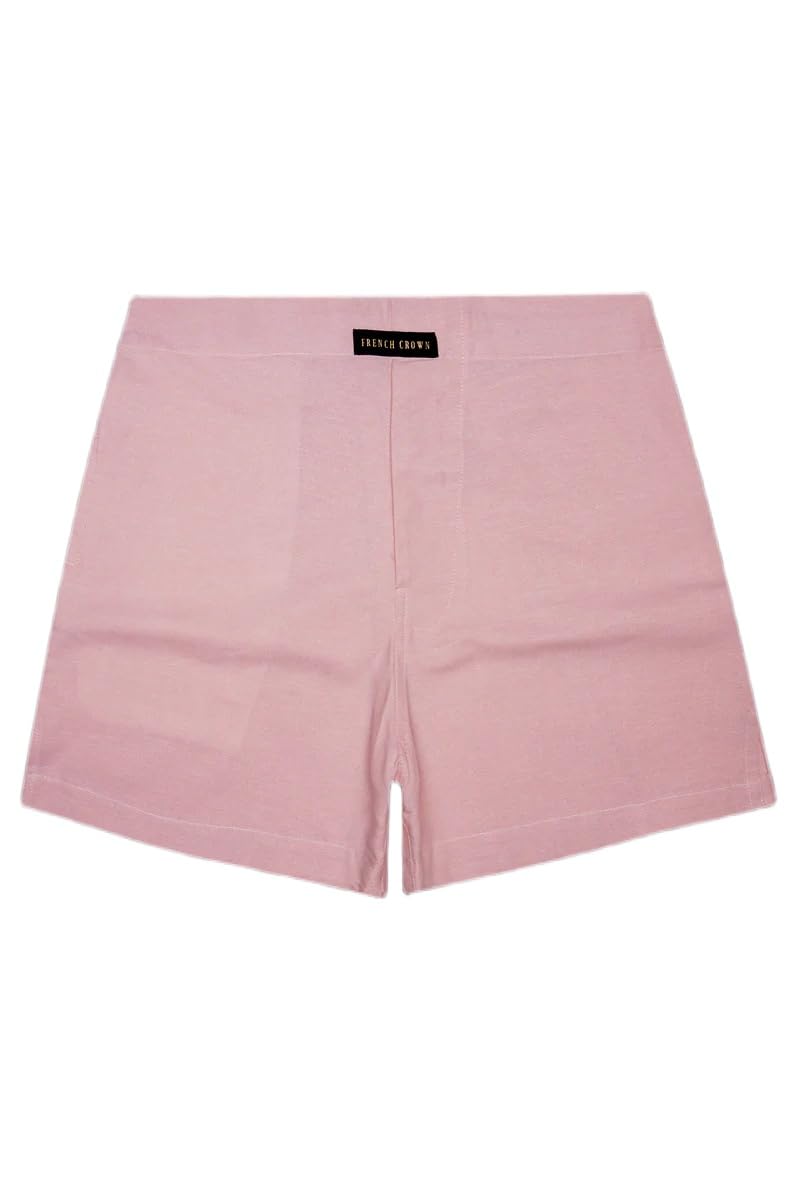 french crown Apricot Fade-Eunry Peach Solid Oxford Premium Cotton Boxer-picture-10