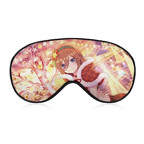 五等分の花嫁 中野三玖 アイマスク キャラクター アニメ アイマスク 睡眠用 かわいい 睡眠改善 遮光 柔らかい 眼精疲労 目元疲労回復 安眠マスク 圧迫感なし 子供 男女兼用 ギフト