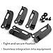 FJYXCHENXM 1Set Holsters Clip Metal Spring Belt with Screws, K Sheath Waist Clip Access Kydex Knife Belt Clip Scabbard for Kydex Sheath, Black