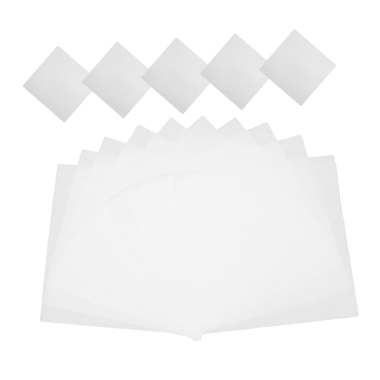 Healvian Lab Qualitative Filter Papers 15pcs Square Sheets Versatile Filter Paper for Experiments