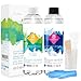 Harter  günstig Kaufen-Epoxidharz, 600ml/21oz Glasklar Epoxidharz mit Härter 1: 1 Verhältnis mit Handschuh, Messbecher, Holzstäbchen, Pipetten, Geruchsarm Epoxidharz Gießharz für Kunstgießharz, Schmuck, Tischplatte