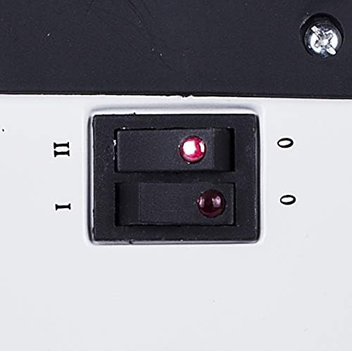 Close-up of Tristar KA-5911 power switches with I and II markings