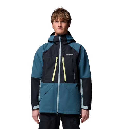 Columbia Mens Coreshot Shell Jacket, Everblue/Black/Crushed Blue, Large
