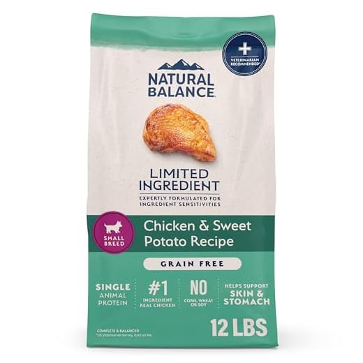 Natural Balance Limited Ingredient Small Breed Adult Grain-Free Dry Dog Food, Chicken & Sweet Potato Recipe, 12 Pound (Pack of 1)