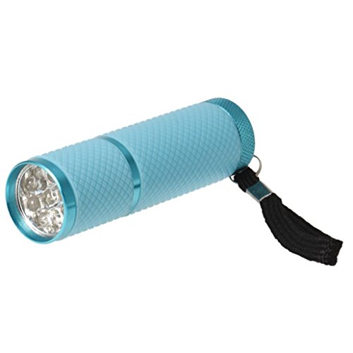 Daijianbin Mini lámpara de luz de curación para uñas de gel UV (azul)