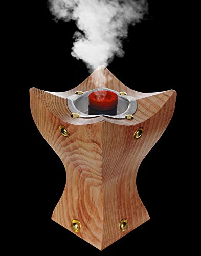 Image of Wooden Incense Burner and Loban Dhani /agarbatti Stand