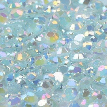 LOVEKITTY - Light Blue - 900 pcs mixed sizes AB Jelly Rhinestones Flatback 14-Facet --- by lovekitty