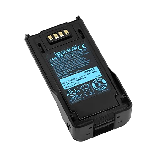 for KNB-L3 Battery KNB-L2 KNB-L1 [Upgraded] for Kenwood TK5230 TK5330 TK5430 NX5300 NX5400 NX5000 NX5200 NX5300S NX5200S VP5230 VP5330 XP5430 VP6230 VP6330 VP6430 KNB-L2M KNB-L3M Battery
