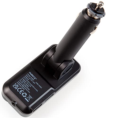 Nulaxy Fm Bluetooth Transmitter For Car, Strong Microphone Bluetooth Car Adapter With 1.8 Inch Color Screen For Hands-Free Calls, Supports Qc3.0 Charging, Treble And Bass Sound Music Player- Km30 Grey thumb #6