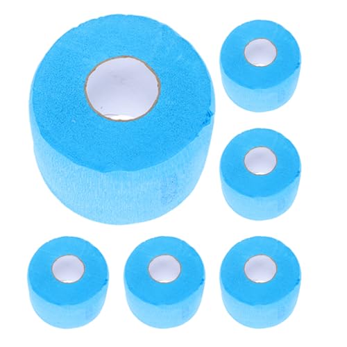 TOVINANNA Protective Neck Paper for Hair Coloring 6pcs Athlete Wrist Tape Stretchy Hair Wraps Single Use Barber Paper