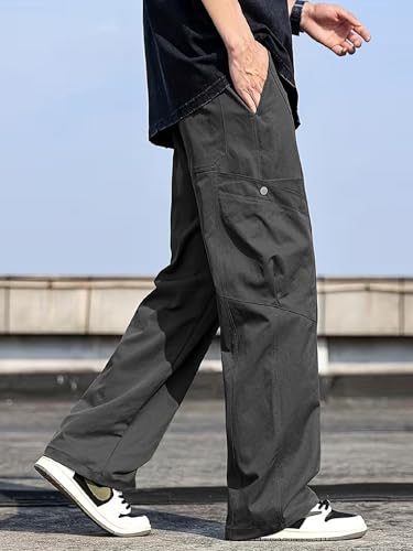 Image of Lymio Cargo for Men || Cotton Cargo Pant || Drawstring Waist Pant (Also Available in Plus Sizes) (145-148)