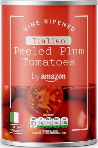 by Amazon Tomates Pera Pelados Italianos, 400g