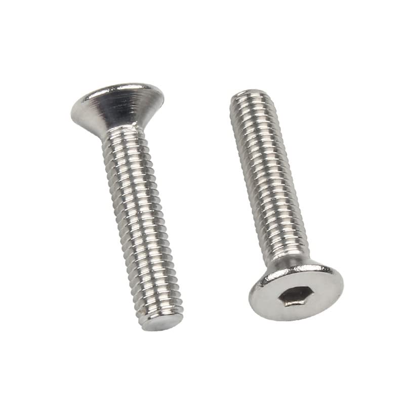 100 Viti M4 X 12mm Testa Svasata - Acciaio Inox 304, Esagono Interno, Per Fai-da-Te - Foto 5