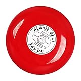 Runder elektrischer Sicherheitsalarm, 6 Zoll, 95, durchdringender Ton, mehrere elektrische Stromversorgung, Brandschutzgerät, hohe Lautstärke, Brandschutz