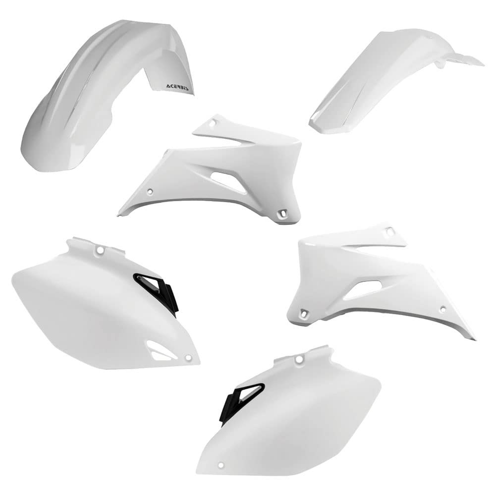 Amazon.com: Acerbis Replica Plastic Kit White for Yamaha YZ450F