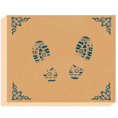 PUTIKEEG einweg fussmatten Auto,Kraftpapier fußmatten Auto,fussmatte Schutz 50 * 44cm ,Kraft Fußmatten Schutz 50pcs wasserdicht schmutzfang Matte