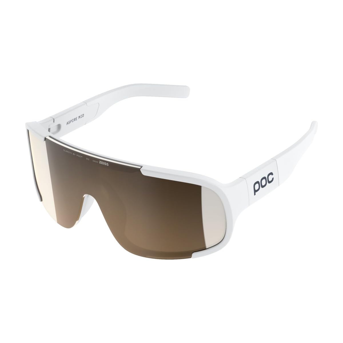 POC Aspire Mid White Brown Glasses
