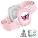 YomauiYee Baby Earmuffs,Baby Noise Cancelling Headphones with Butterfly Pattern, Infant Ear Protection for Toddler 0-48 Months,Infant Travel Essentials for Airplane/Improves Sleep