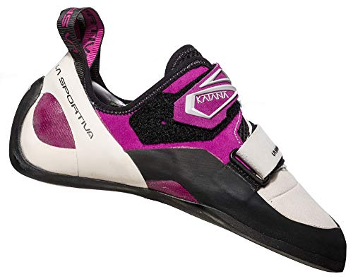 La Sportiva Girls Climbing Shoes, Multi Coloured White Purple 000, 3 Toddler