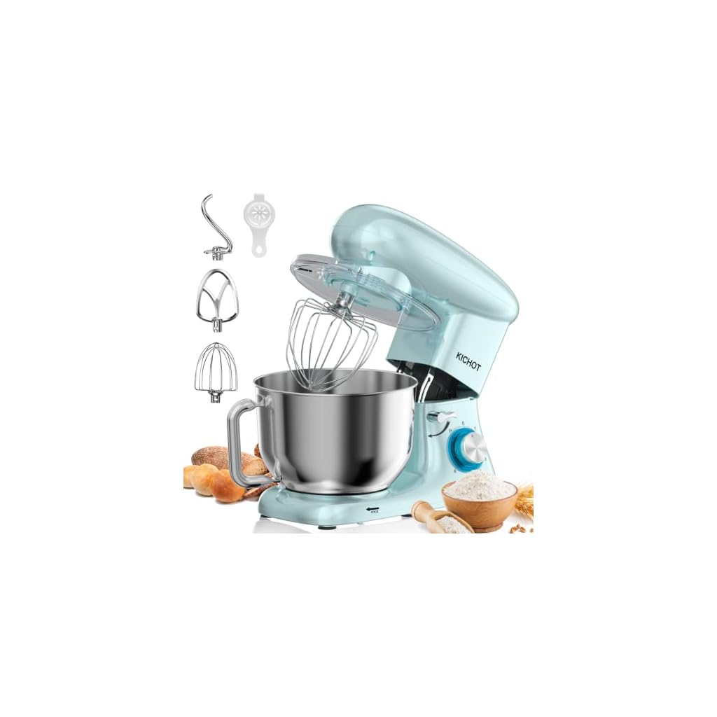 Buy Stand Mixer, KICHOT 7QT Household Stand Mixers, 660W 6+P Speed Tilt