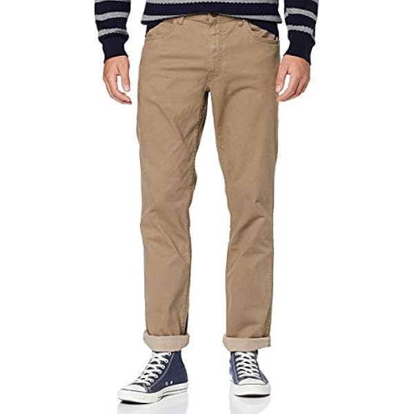 Wrangler heren greensboro jeans, Midstone