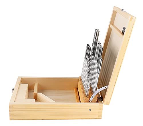 Accusize Industrial Tools 29 Pc 1/16'' To 1/2'' By 1/64'' H.s.s. Chucking Reamer Set, Straight Flute, Right Hand Cut, 5500-Sf00 #TOP5