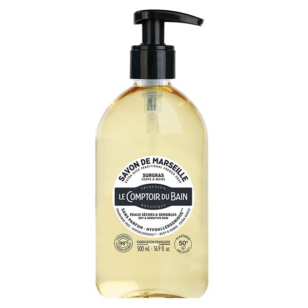 Le Comptoir du Bain Surgras Marseille Soap Unscented 500ml