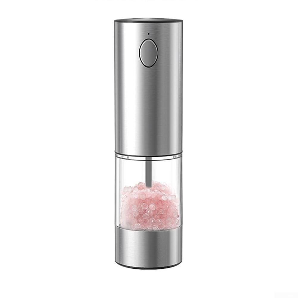 Moulin à poivre électrique réglable à 5 niveaux et rechargeable pour cuisine