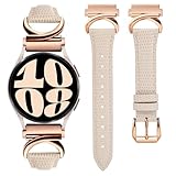 〖Elegantes C-förmiges Design〗TOYOUTHS schlankes Lederband kompatibel mit Samsung Galaxy Watch mit einzigartige C-förmige Metallschnalle Design, das stilvolle Band mit einem anspruchsvollen und professionellen Look fügt einen zusätzlichen Hauch von Raffinesse zu lässig oder elegant Gelegenheiten. Personalisieren Sie Ihre Uhr, um Ihre Stimmung und Outfit im täglichen Leben passen, bitte glauben, es ist einzigartig.