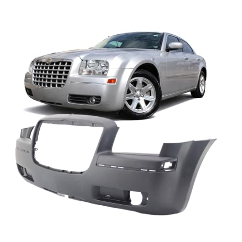 Image of Compatible with Chrysler 300 2005-2010 Front Bumper Cover | Primed, Sedan, Ready to Paint, OEM 4805773AD, CH1000440