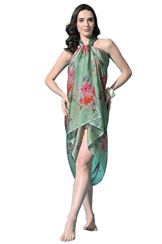 Image of MIRCHI FASHION Western Summer Beachwear Swimsuit Coverup Sarong for Women