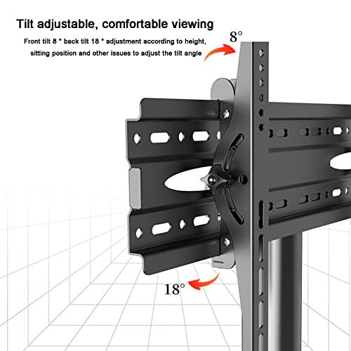Soporte móvil para TV de 32-65 pulg con ruedas miniatura 3