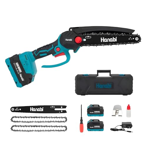 Hanabi Mini Motoserra Elétrica Serra Poda Brushless 2 Baterias