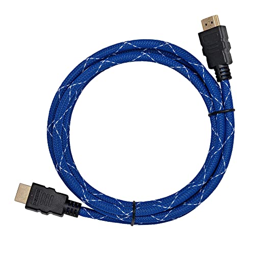 Knox Gear Nylon-Braided 4K High-Speed HDMI Cable with Ethernet (6-Foot)