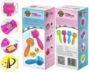 H7BM28 USB Powered Multi Function Brain Comfort Massager for Head Body and Face (Multicolour)