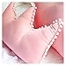 JUSTPING Almohadas Decorativas Almohada de la Corona Corona de Tres Puntos Cojín de la Corona Siesta de la Almohada Cojín de cojín Almohada (Color : Pink, Specification : 55x40cm)