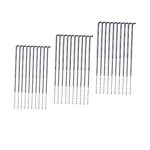 CIMAXIC Craft Sewing Embroidery Stitching Tool 30pcs Wool Felt Needle Set Punch Needle Embroidery Pad Smooth Metal Needle for DIY Handmade Projects