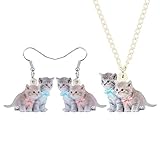 □ Matériel: Acrylique, longueur de la chaîne: 50cm + 7cm.