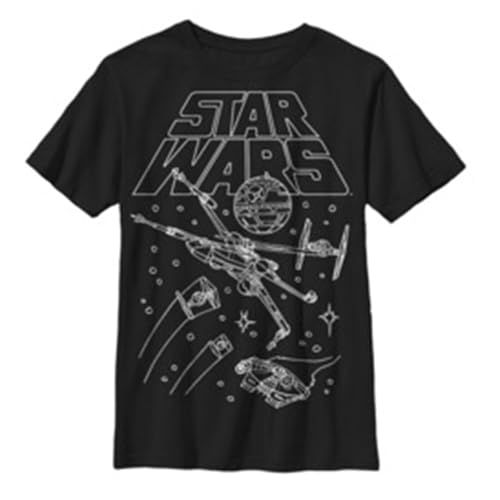 STAR WARS Boy's A New Hope Battle of Yavin T-Shirt