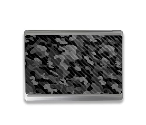 Image of MightySkins Carbon Fiber Skin Compatible with Microsoft Surface Laptop Studio 2 (2023) Full Wrap Kit - Black Camo | Protective, Durable Textured Carbon Fiber Finish | Easy to Apply | Made in The USA