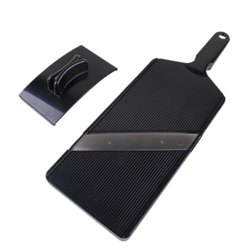 おろし金 キャベツ用プレーナー、サラダナイフ、スライサー、円形キャベツ、紫キャベツ、千切り専用プレーナー キッチン用おろし金(Black A)