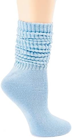Picollo Slouch Socks Lightweight Size 9-11 (Light Blue, 1)
